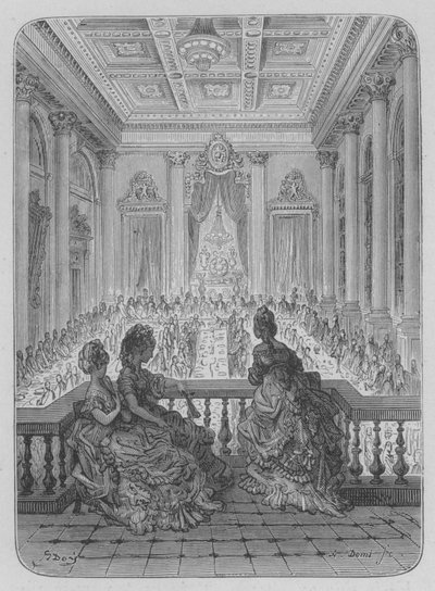 Le dîner des orfèvres - Gustave after Dore